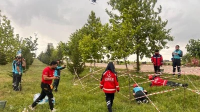 KIRA DAĞI MESİRE ALANI UMKE KAMPINA EV SAHİPLİĞİ YAPTI