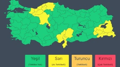 BATMAN İ&Ccedil;İN &lsquo;SARI&rsquo; UYARI