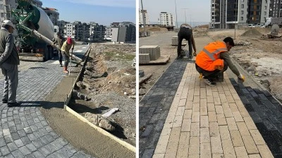 HEDEF 60 BİN METREKARE KALDIRIM