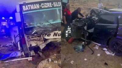 BATMAN OTOBÜSÜ KAZA YAPTI 