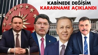 İ&Ccedil;İŞLERİ VE ADALET BAKANI DEĞİŞTİ