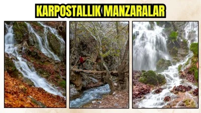 YAĞIŞLAR SAKLI ŞELALELERİ CANLANDIRDI