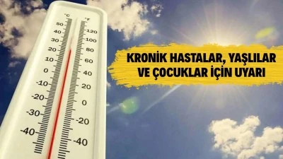 KAVURUCU SICAKLAR DEVAM EDİYOR