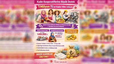 1 MİLYON TL HİBE: SON BAŞVURU 15 MAYIS