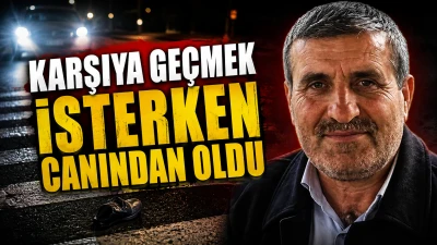 KARŞIYA GE&Ccedil;MEK İSTERKEN CANINDAN OLDU