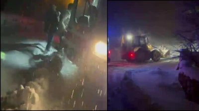 AMBULANS KARDA MAHSUR KALDI