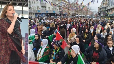 KADINLAR 8 MART&rsquo;TA G&Uuml;C&Uuml;N&Uuml; G&Ouml;STERDİ