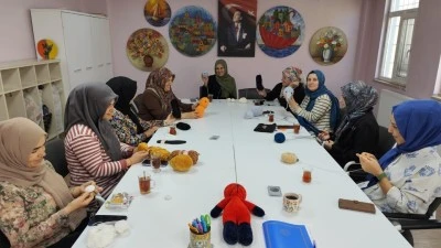 KADINLARA YÖNELİK EL SANATLARI KURSU BAŞLADI