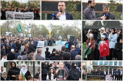 İSRAİL&rsquo;E SERT TEPKİ: ZULME SESSİZ KALMAYIN