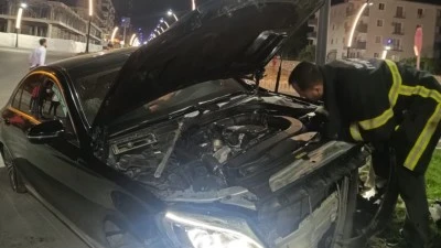 ERMİ KAVŞAĞINDA KAZA 