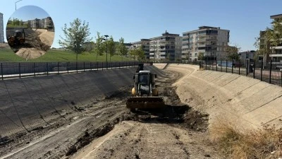 DSİ KANALINDA TEMİZLİK ÇALIŞMASI BAŞLADI