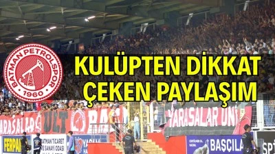 PETROLSPOR'UN AÇIKLAMASI TARAFTARLARI ÜZDÜ
