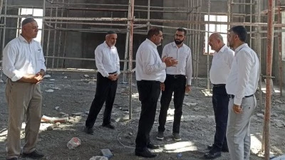 MÜFTÜ DURMUŞ, KOZLUK’TAKİ CAMİ İNŞAATINI İNCELEDİ