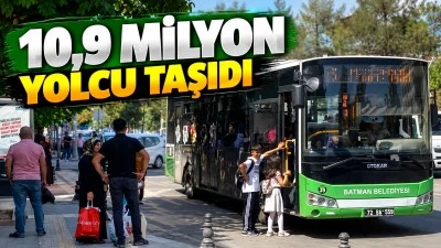 10,9 MİLYON YOLCU TAŞIDI