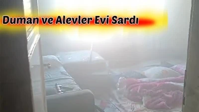 YANGINDAN KURTULMAK İ&Ccedil;İN PENCEREDEN ATLADILAR 