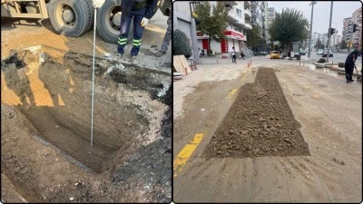 TPAO BULVARI ÇEVRESİNDEKİ SU SIZINTISINA MÜDAHALE