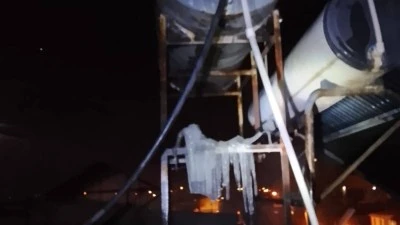 &Ccedil;ATI KATINDA YANGIN ALARMI