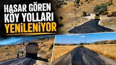HASAR G&Ouml;REN K&Ouml;Y YOLLARI YENİLENİYOR