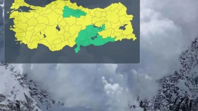 68 İLDE SARI KODLU HAVA UYARISI