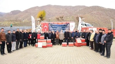 33 ARICIYA 99 ORGANİK KOVAN DAĞITILDI