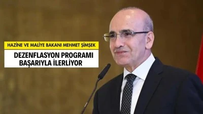BAKAN ŞİMŞEK'TEN 'ENFLASYON' AÇIKLAMASI