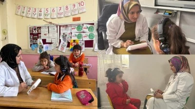 KOZLUK’TA KÖY OKULUNDA İŞİTME TARAMASI