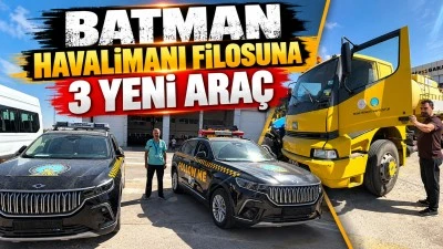 BATMAN HAVALİMANI FİLOSUNA 3 YENİ ARA&Ccedil;