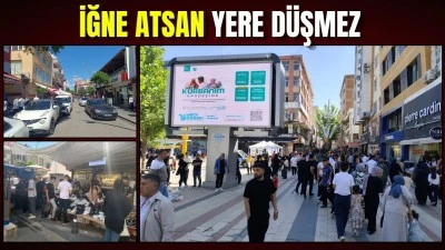 &Ccedil;ARŞIDA ADIM ATACAK YER KALMADI 
