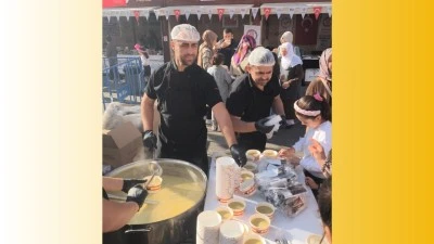 FUAR ZİYARETÇİLERİNE SICAK ÇORBA SÜRPRİZİ