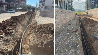 2,4 KİLOMETRELİK YENİ İ&Ccedil;ME SUYU HATTI