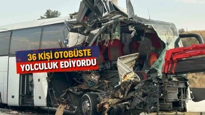 BATMAN OTOBÜSÜ KAZA YAPTI :9 YARALI 