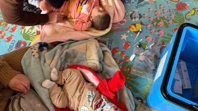 KIŞ ŞARTLARINA RAĞMEN AŞILAMA DEVAM EDİYOR