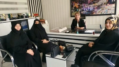 H&Uuml;DA PAR&rsquo;LI KADINLARDAN GAZETEMİZE ZİYARET