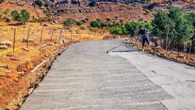 KIRSAL BÖLGEDE YOL ÇALIŞMALARI TAMAMLANDI