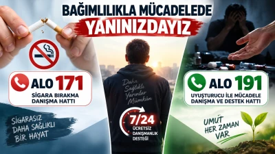 BAĞIMLILIKLA M&Uuml;CADELEDE &Uuml;CRETSİZ DESTEK
