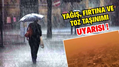 METEOROLOJİ'DEN BİRÇOK İL İÇİN UYARI