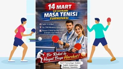 81 İL&rsquo;DE EŞ ZAMANLI MASA TENİSİ TURNUVASI
