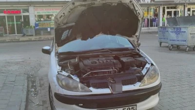 OTOMOBİLDE KÜÇÜK ÇAPLI PATLAMA