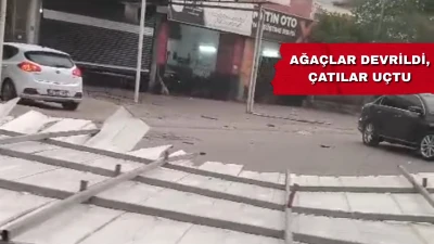 BATMAN'DA ŞİDDETLİ FIRTINA 