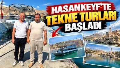 HASANKEYF&rsquo;TE TEKNE TURLARI BAŞLADI
