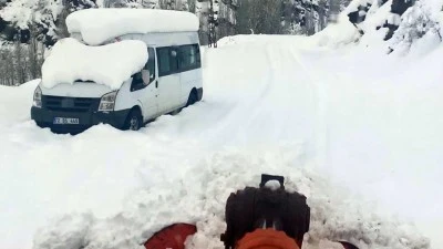 45 K&Ouml;Y YOLU KAR NEDENİYLE KAPANDI