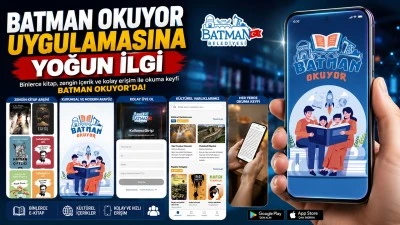 BATMAN OKUYOR UYGULAMASINA YOĞUN İLGİ