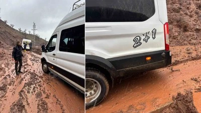 SASON&rsquo;DA HEYELAN: OKUL SERVİSİ &Ccedil;AMURA SAPLANDI