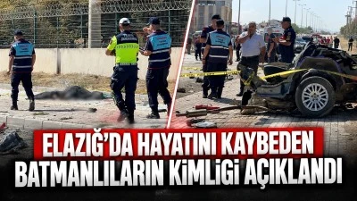 ELAZIĞ&rsquo;DA YAŞANAN KAZA BATMANI YASA BOĞDU