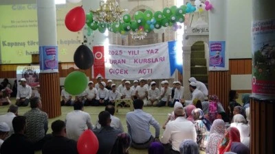 BİN 600 ÖĞRENCİ YAZ KUR'AN KURSLARINI TAMAMLADI