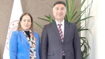 REKTÖR DEMİR'DEN BAKAN YARDIMCISI MADAK'A ZİYARET