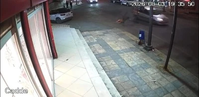 FECİ KAZA KAMERALARA YANSIDI