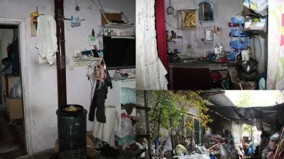 HARABE EVDE YAŞAYAN 9 KİŞİLİK AİLE YARDIM BEKLİYOR