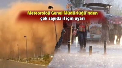 KUVVETLİ YAĞIŞ VE TOZ TAŞINIMINA DİKKAT!