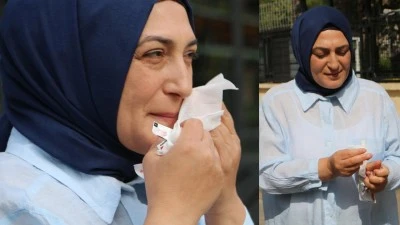 ISLAK MENDİL KULLANDI, EHLİYETİNDEN OLDU